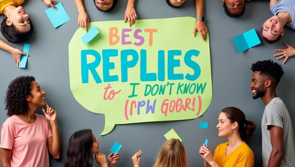 Best Replies to “I Don’t Know (IDK)”