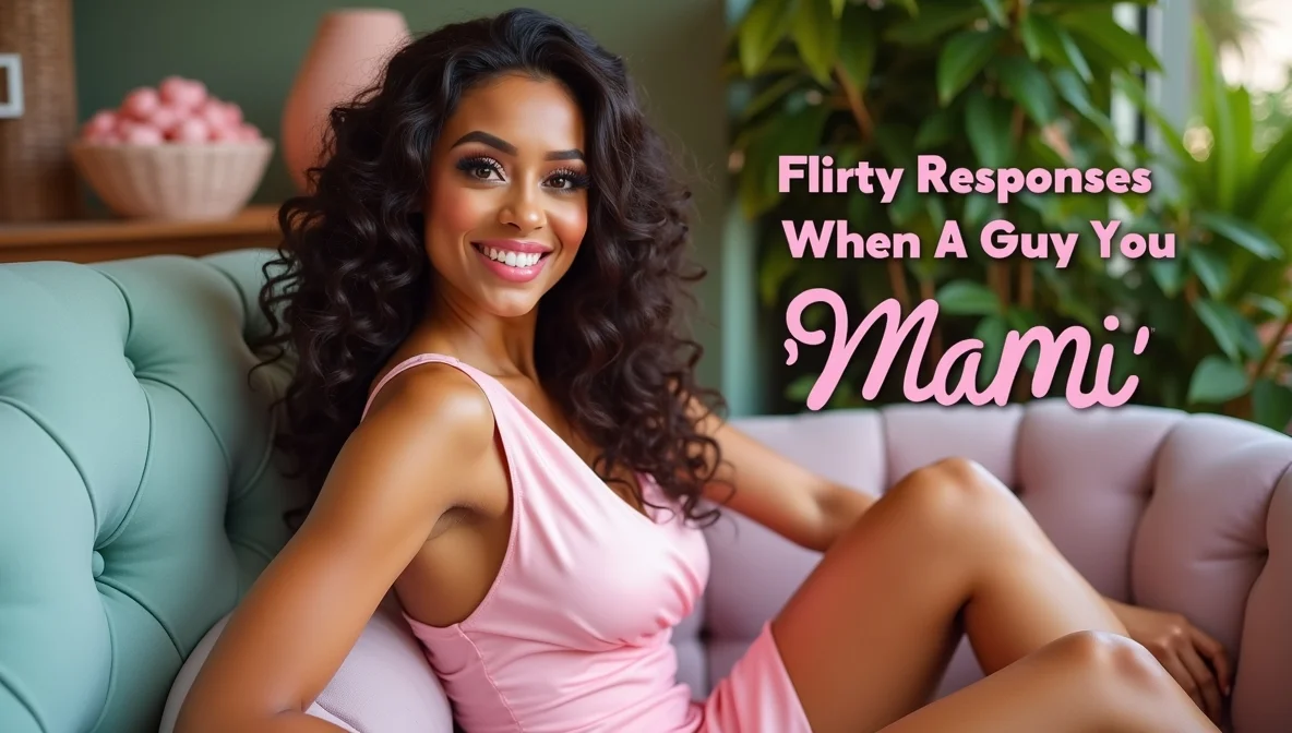 Flirty Responses When A Guy Calls You “Mami”