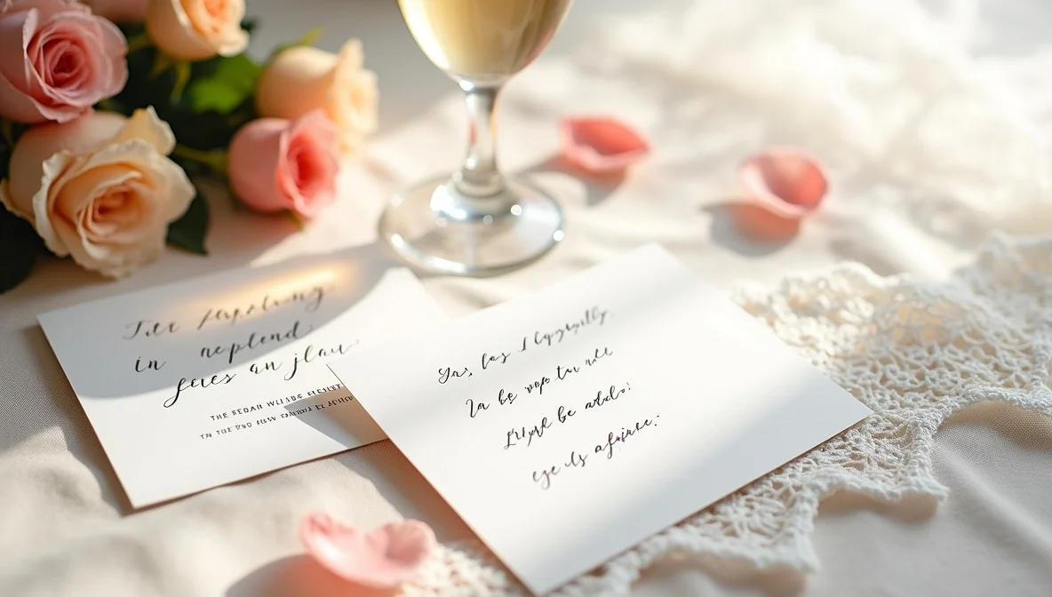 RSVP Response Examples for Weddings