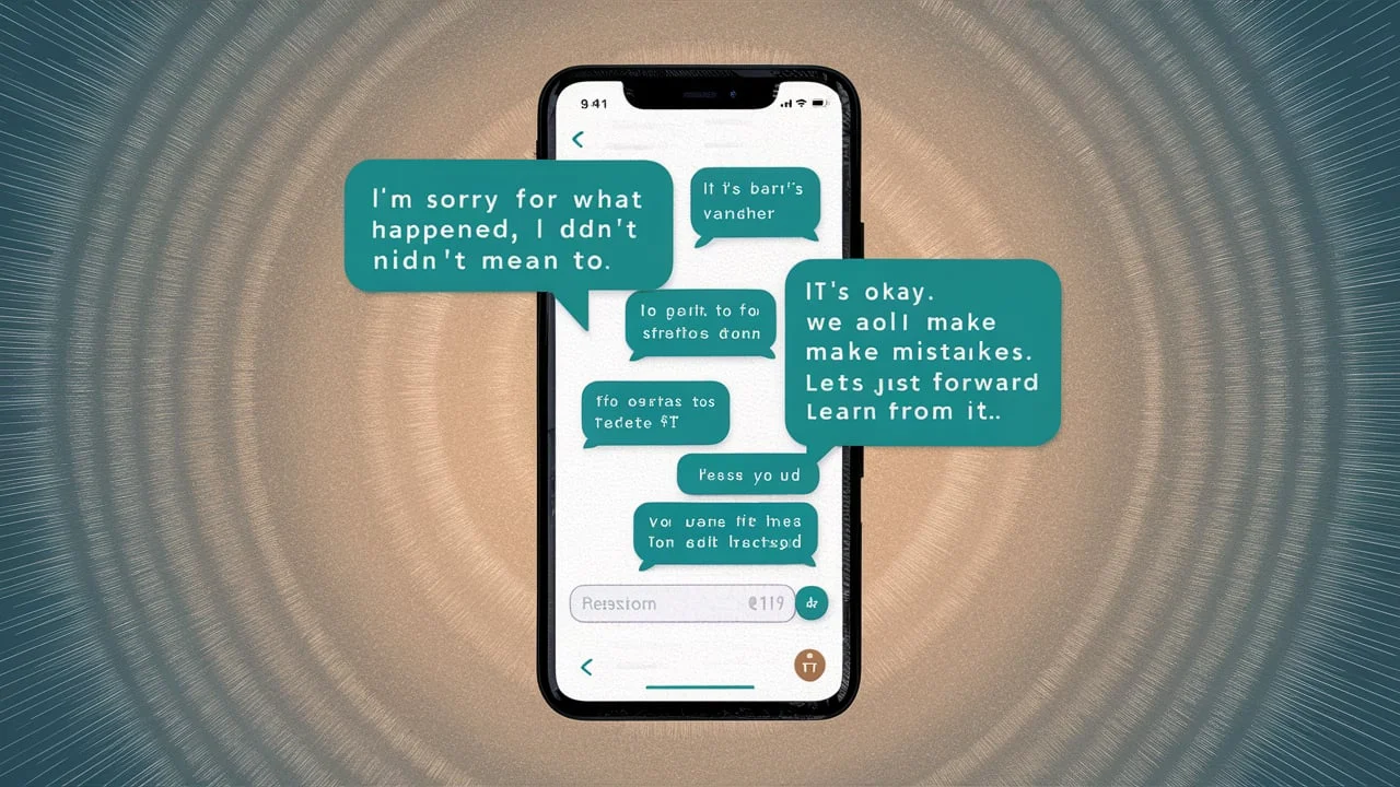 Responses To An Apology Over Text
